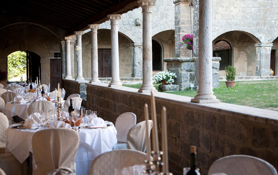 matrimonio tavoli convento san bartolomeo